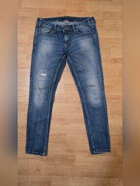 Zara Denim Dept. Women's Slim Fit Blue Washed Jeans